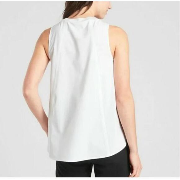 #2024 Athleta Women's Zephyr Tank Top Sleeveless Size 1X White Shirt Athletic - Picture 2 of 2